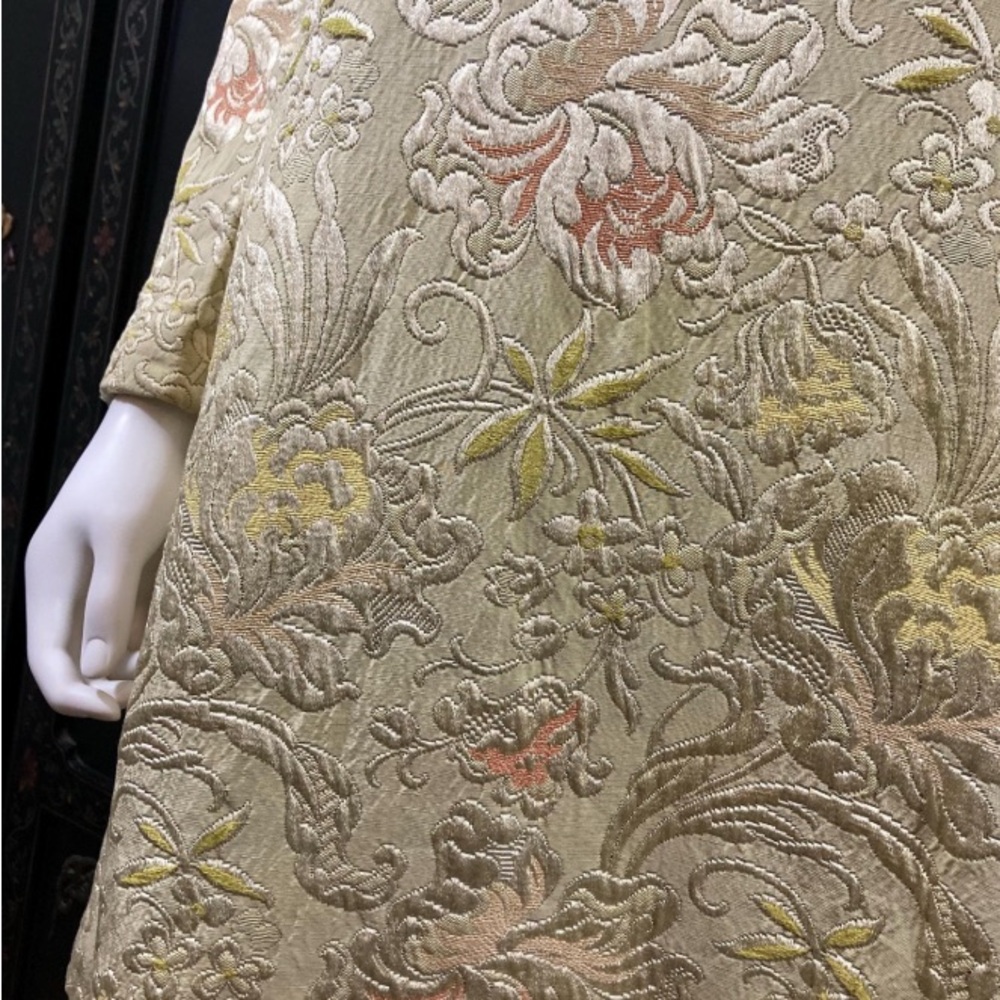 Vintage 1960’s Marie McCarthy for Larry Aldrich Brocade Mini Dress - Picture 9 of 11